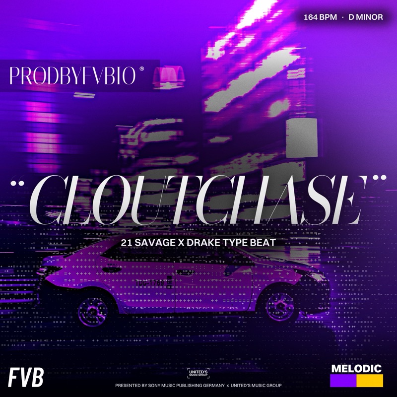 CLOUTCHASE, 21 Savage x Drake type beat by prodbyfvbio cover