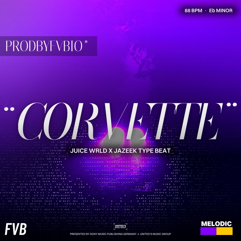 CORVETTE, Juice WRLD x Jazeek type beat by prodbyfvbio cover
