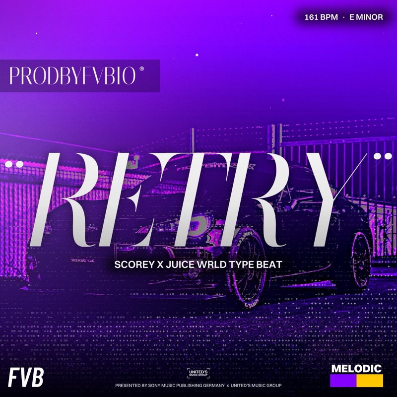 RETRY, Scorey x Juice WRLD type beat by prodbyfvbio cover
