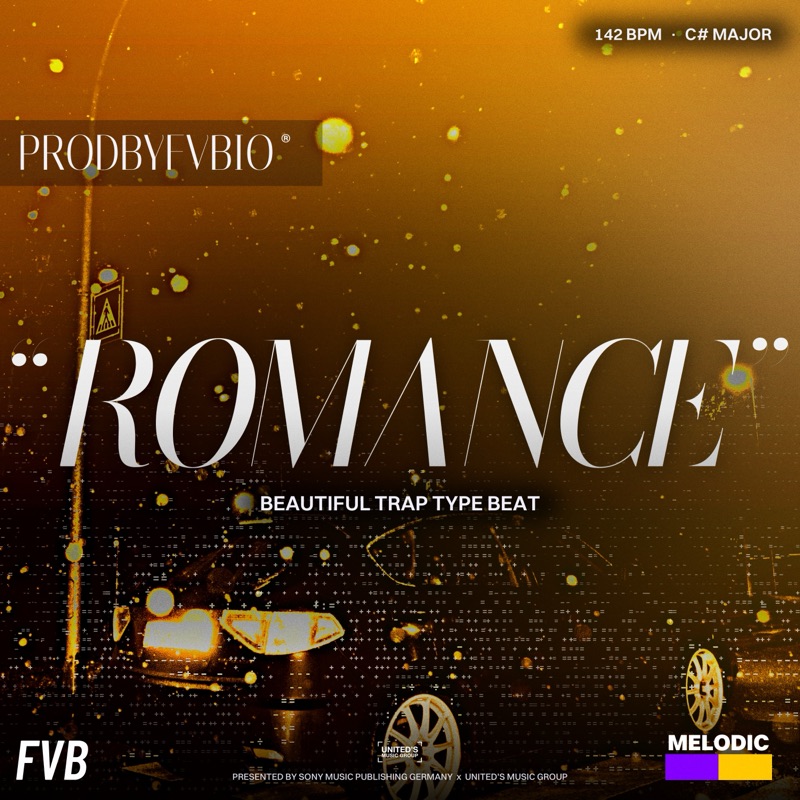 ROMANCE, Beautiful Trap type beat by prodbyfvbio cover