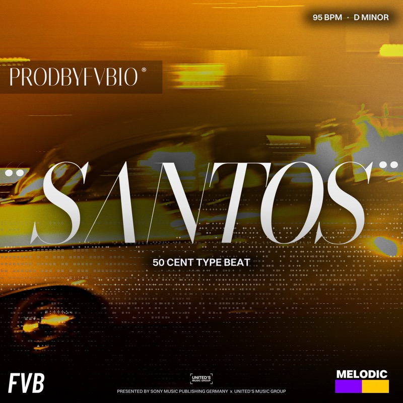 SANTOS, 50 Cent type beat by prodbyfvbio cover