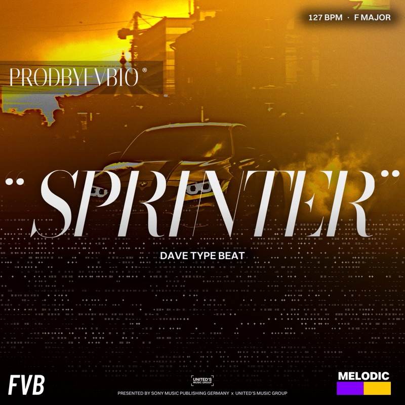 SPRINTER, Dave type beat by prodbyfvbio cover