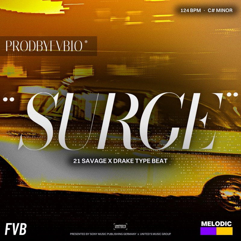 SURGE, 21 Savage x Drake type beat by prodbyfvbio cover