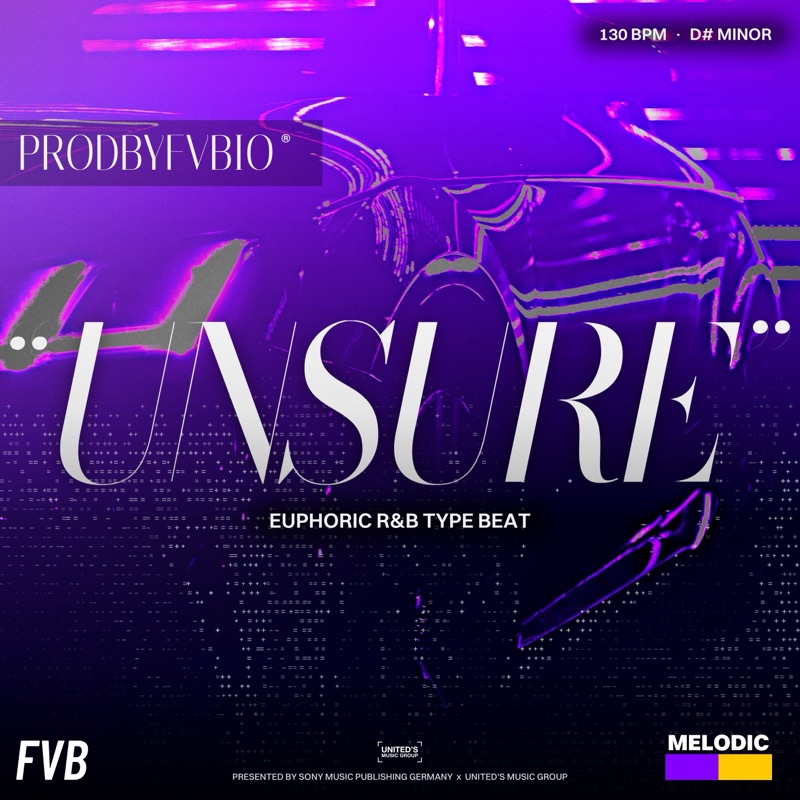 UNSURE, Euphoric R&B type beat by prodbyfvbio cover